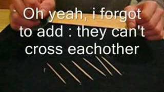 How to Do a 6 Toothpick Riddle