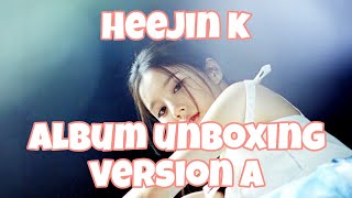 [UNBOXING] HEEJIN - K - Album Version A