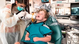 We took Micah to the Emergency Room and Pediatric Dentist