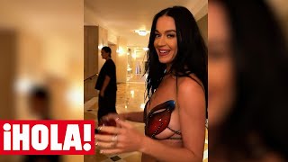 Katy Perry desata la locura repartiendo pizza a sus fans en Brasil y el vídeo se hace viral