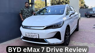 BYD eMax 7 Drive Review | BYD eMax 7 Test Drive 2024 | India’s First Electric MPV | Hycross Rival??