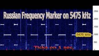 Russian Frequency Marker (Squeaky Wheel) on 5475 kHz