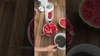 Portable Juicing Cup HS-860 Unboxing | Watermelon Milkshake | කොමඩු බීම