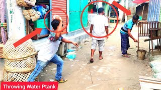 Throwing Water Ptank In Peoples//Throwing Water Balloons Prank @FuN TV PranK