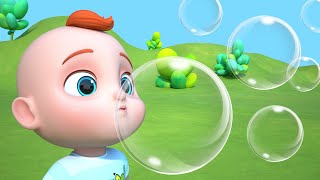 Play Outside Bubbles Song | Leo Nursery Rhymes & Kids Songs