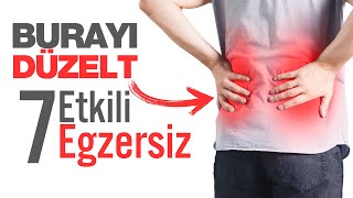 KALÇAYA VURAN AĞRI / SİYATİK SİNİR SIKIŞMASI /BEL FITIĞI EGZERSİZLERİ (McKenzie Egzersizler)