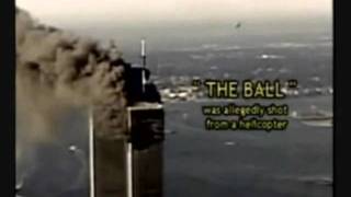 YouTube   ‪Mysterious Ball Object Seen Flying Over WTC on 9 11 Part 1   New Uncovered Footage‬‏