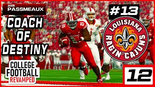 RIVALRY WEEK vs #13 ULL | Coach of Destiny Series | NCAA Football 14 Revamped Dynasty | Ep. 12