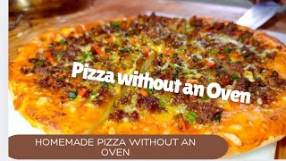 I Made Pizza Without An Oven At Home | Homemade Pizza