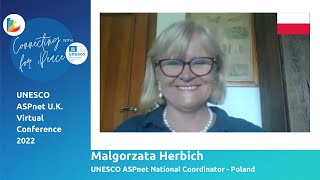 Malgorzata Herbich - UNESCO ASPnet National Coordinator - Poland