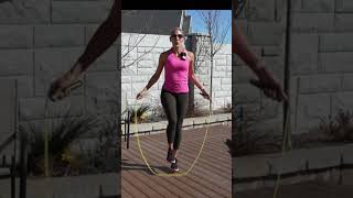 Up your cardio game with this weighted jump rope workout #boxing #cardio #jump