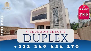 $180k Stunning 4-Bedroom Duplex Ensuite Located At Santasi -Kumasi #realestate #luxury #home #ghana