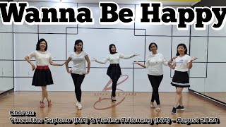 Wanna Be Happy - Easy Improver - Choreo:Vincentius Saptono & Herlina Aritonang (INA) - August 2024