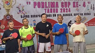 PINGPONG || PERSEORANGAN DOUBLE || PORLIMA CUP Ke- 4 || Agus + Misiran vs Suhani + Suji