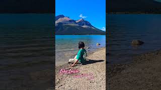 Lake Louise - nice weekend getaway #lakelouise #banff #canadavlogs #shorts