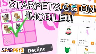 STARPETS.GG MOBILE/IOS TUTORIAL!!! (2024)