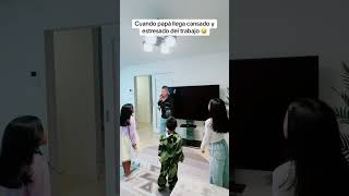 Cuando papá llega cansado y estresado del trabajo #humor #comedia #familia  humorfamiliar #actuacion