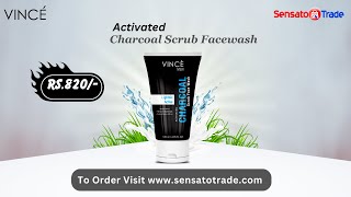 Charcoal Scrub Facewash | Best charcoal face scrub | Men's charcoal face scrub