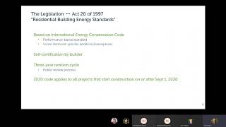 2020 Residential Building Energy Standards for Builders, Architects, and Engineers