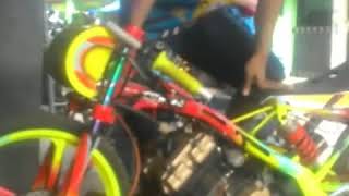 SUZUKI SATRIA FU 200cc tune up / FFA drag bike 2017 tangerang cicangkal