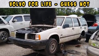 Junkyard Adventures. The Volvo 940 Wagon. These were great cars!