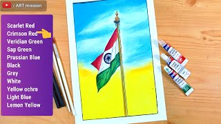 Independence day drawing/Independence day special drawing/Indian Flag Drawing