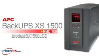 RBC109 Battery Replacement for APC BackUPS XS 1500