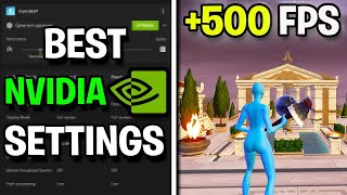 BEST NVIDIA Settings in Fortnite Chapter 5! (MAX FPS + 0 Delay)