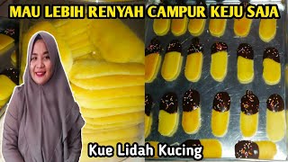 CARA MEMBUAT KUE LIDAH KUCING YANG ENAK DAN RENYAH || Persiapan Lebaran Idul Fitri