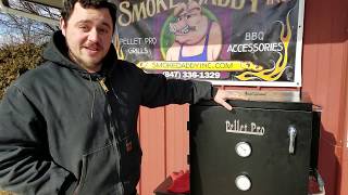 The Pellet Pro® 10cu Ft Vertical Cabinet Pellet Smoker from Smoke Daddy Inc.