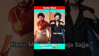 Hanu-Man Movie Reel Vs Real Cast With Name 😱🥵#hanuman #ytshorts #reels #shortsfeed #shorts