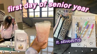 my first day of senior year grwm & vlog (second semester) ft. sEnIoRiTiS