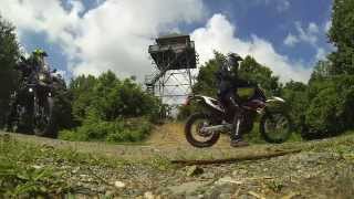 Rich Mountain Fire Tower - Suzuki DR200