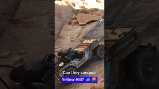 Willys Conquering Pritchett Canyon's Yellow Hill!