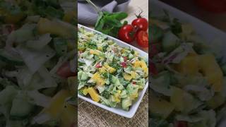 🥑Avocado mango salad #shorts #salad #Healthysalad #Avocadosalad #MANGOSALADRECIPE #Looksdelicious