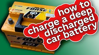 🛠 How to Charge a Deep Discharged Car Battery? Guide. Tips and Tricks