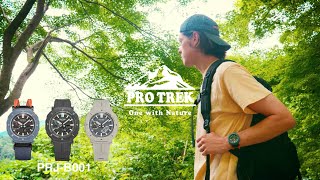 Featuring  the PRJ-B001 in a right-sized watch(EN) :CASIO PRO TREK