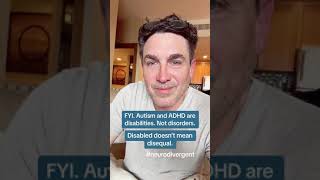 ADHD and autism a disability #neurodivergence #adhd #autism