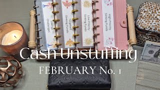 Cash Unstuffing | February No. 1 | Zero-based budget