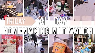 DITL True Homemaking Motivation , All Day Cooking and cleaning, Habits for clean home, SAHM Routine