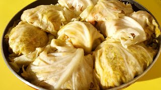 Cabbage rice rolls || Rouleaux de riz au chou. #recipes #recette