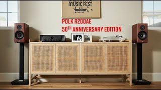 A limited-edition of Polk’s most wanted speaker | A custom 50th anniversary edition R200 | R200AE