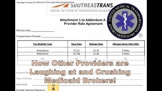 How Other Medical Transportation Providers are Laughing at and Crushing Medicaid Brokers!  WINNING!!