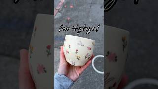 what i made vs how it glazed! took me 4 hours to make. #ceramics #pottery #flowerbowl #glaze