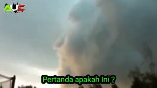 Viral Penampakan Awan Menyerupai Wajah menghebohkan dunia Maya