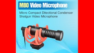 Review Universal Video Microphone with Shock Mount,Windscreen, 3m Extension Cable Don't buy! M80