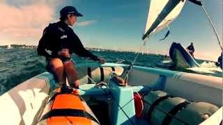 Go Pro optimist Sailing