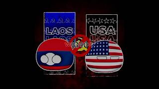 Laos 1964 | PalmTreePanic - Countryballs Edit #countryballs #edit #shorts