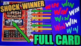 BIG "SHOCK" WINNER.."SUPER FULL CARD"..£100 LOADED..SUPER CASH BONUS..DIAMOND MILLIONAIRE ..CLASSIC