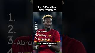 Top 5 deadline day singings 2024